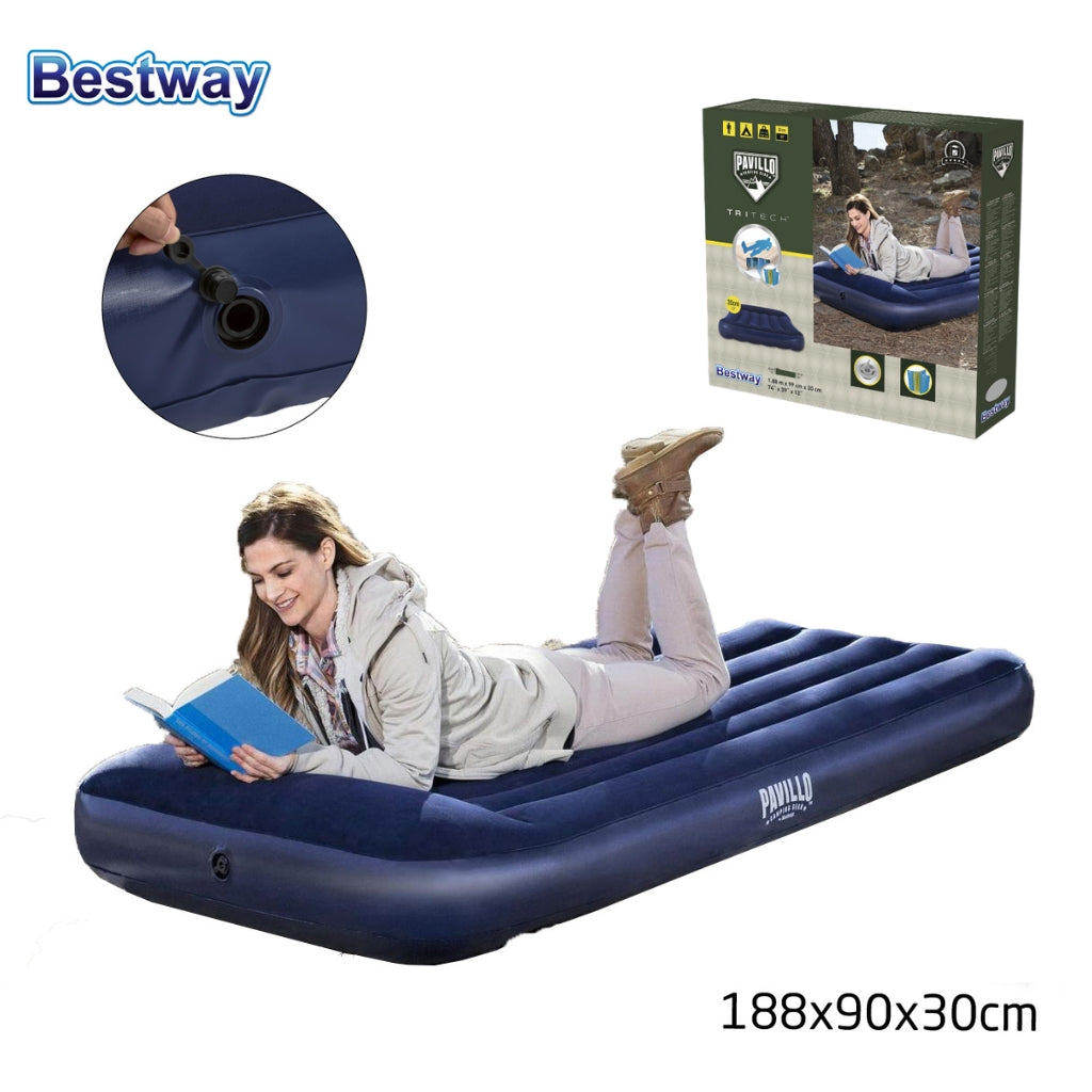 Pavillo Matelas Gonflable avec Oreiller intégrée 188x99x30 cm Bestwey #67680