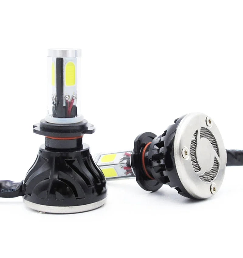 Kit Lampe de phare H4 LED 4 Directions 4000LM - مصابيح إضاءة أمامية للسيارات