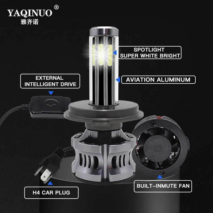 Kit Lampe de phare F6 H4 LED 6 Directions 6500K - مصابيح إضاءة أمامية للسيارات