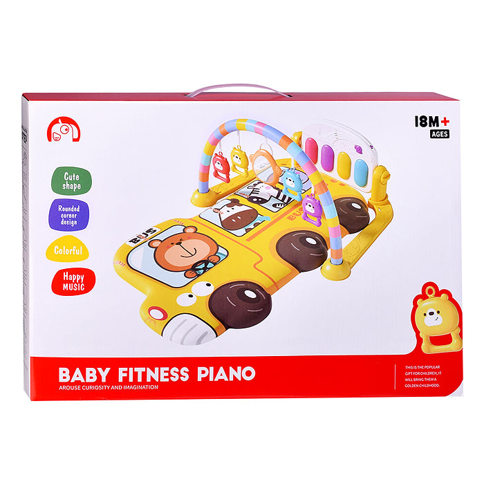 Tapis d'éveil piano Baby Explorer avec hochets suspendus - بساط بيانو للرضع