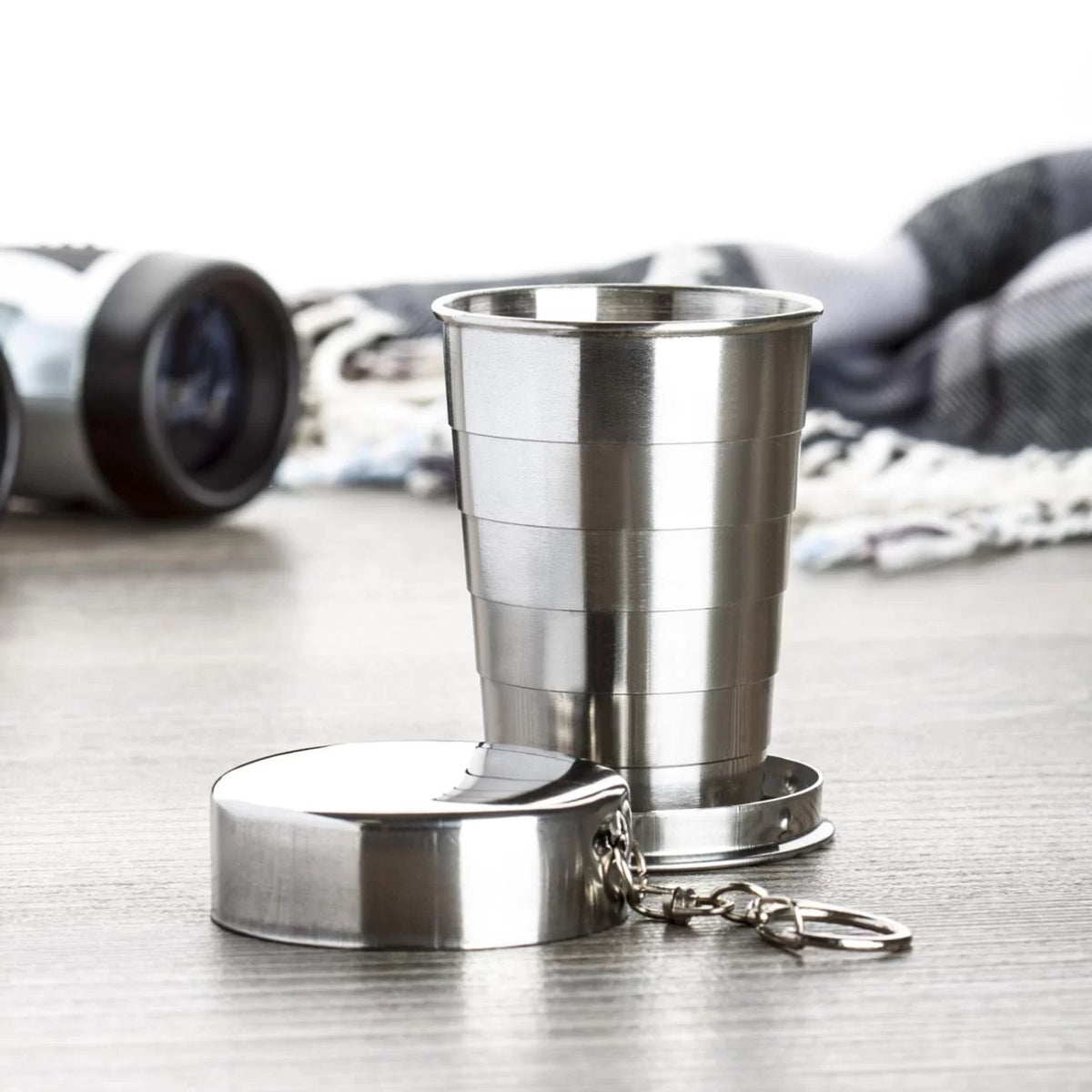 Mug de camping pratique idéal pour les boissons avec crochet de suspension - كوب مشروبات قابل للطي