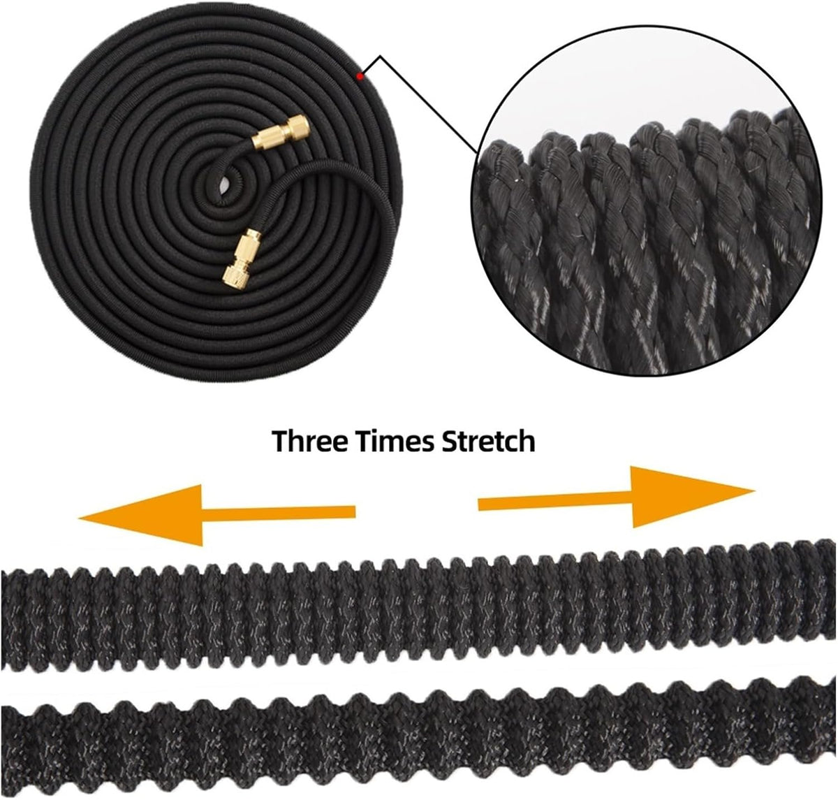 Tuyau de Jardin Extensible Magic Hose 7.5m jusqu'a 35m - خرطوم حديقة قابل للتمدد