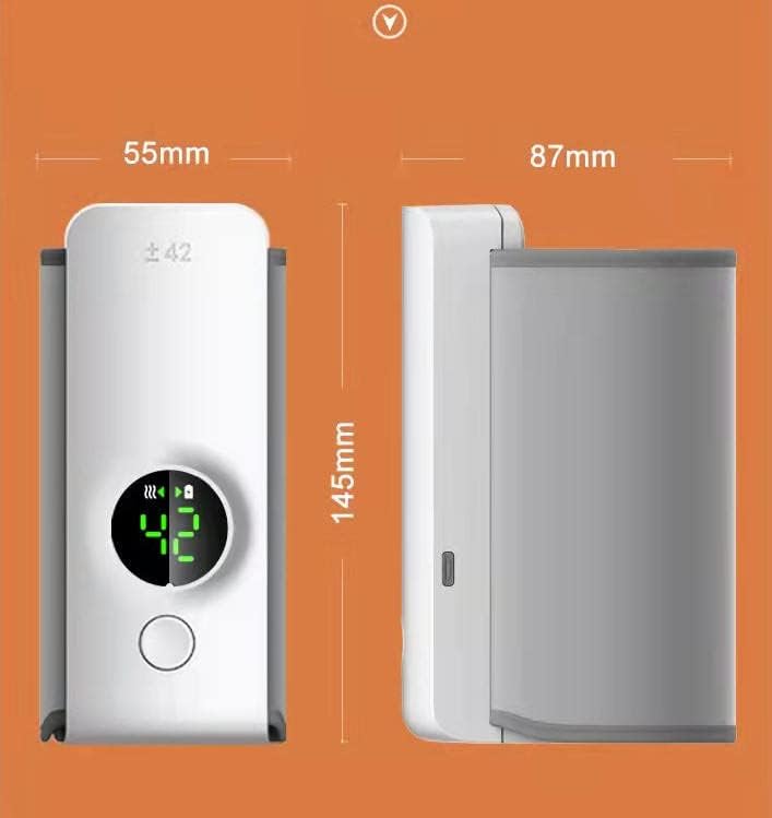 Chauffe-biberon portable rechargeable avec écran LCD et Température réglable - سخان قارورة الحليب
