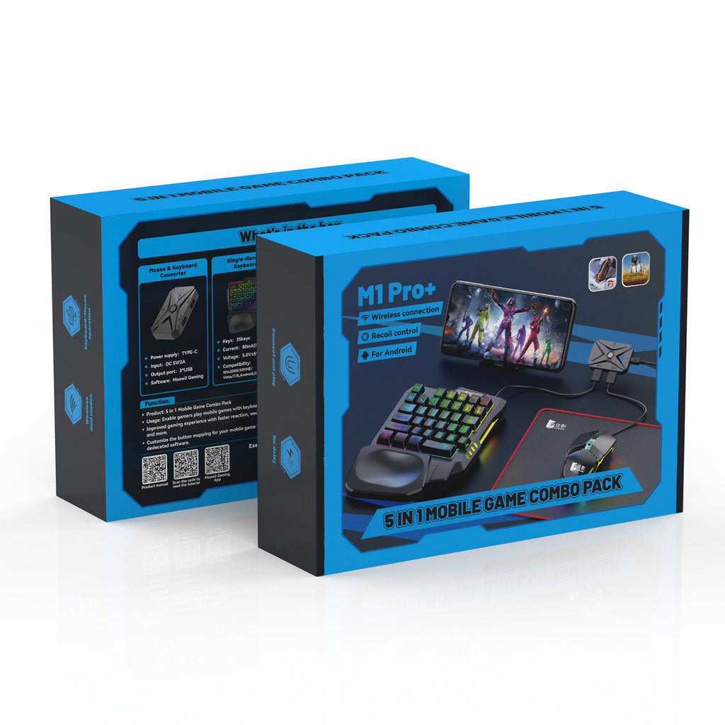 Convertisseur de clavier et de souris M1 Pro pour Smartphone et Tablette Android - محول لوحة مفاتيح وماوس للألعاب أندرويد
