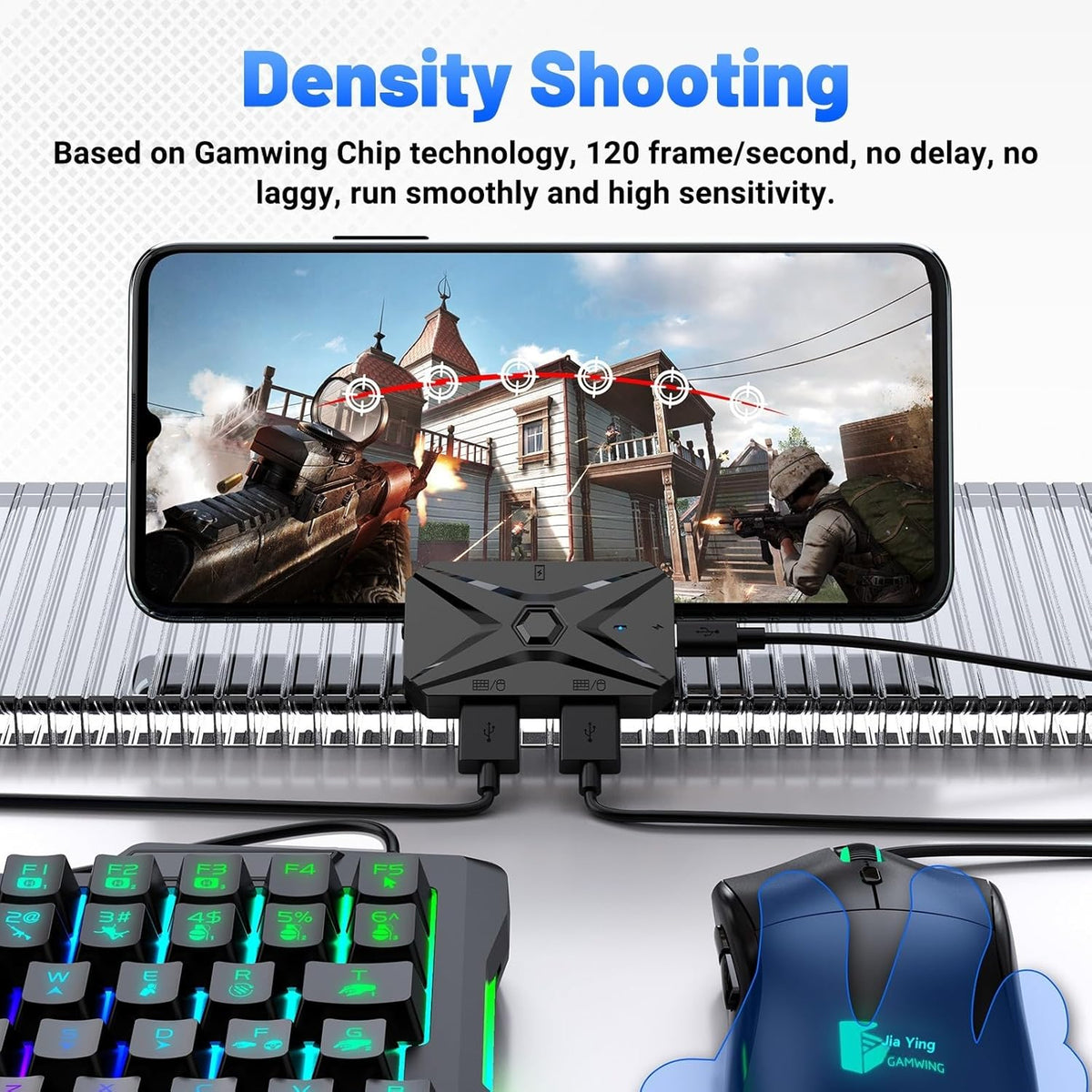 Convertisseur de clavier et de souris M1 Pro pour Smartphone et Tablette Android - محول لوحة مفاتيح وماوس للألعاب أندرويد