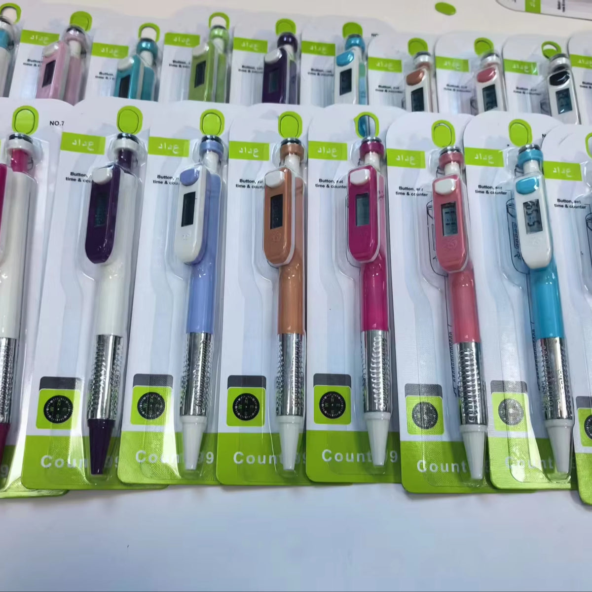 Stylo Compteur Tasbih Musulman avec Boussole - قلم ومسبحة إلكترونية ذكية 4 في 1 مع ساعة وبوصلة