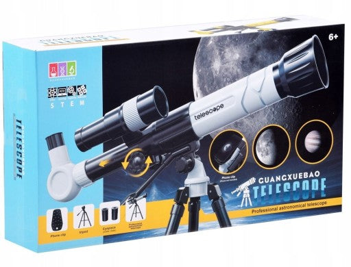 Télescope sur trépied pour enfants grossissements 20x 30x 40x - تلسكوب احترافي ثلاثي القوائم للأطفال