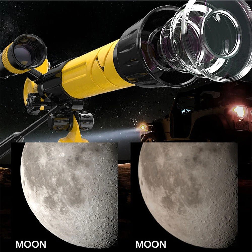 Télescope sur trépied pour enfants grossissements 20x 30x 40x - تلسكوب احترافي ثلاثي القوائم للأطفال