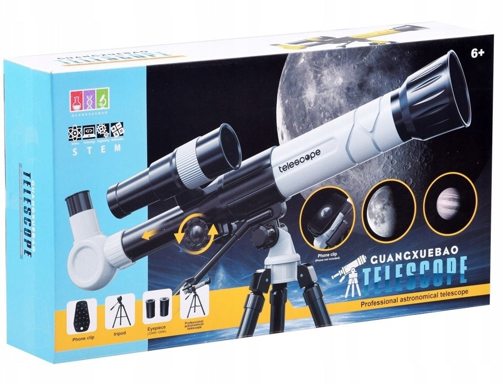 Télescope sur trépied pour enfants grossissements 20x 30x 40x - تلسكوب احترافي ثلاثي القوائم للأطفال
