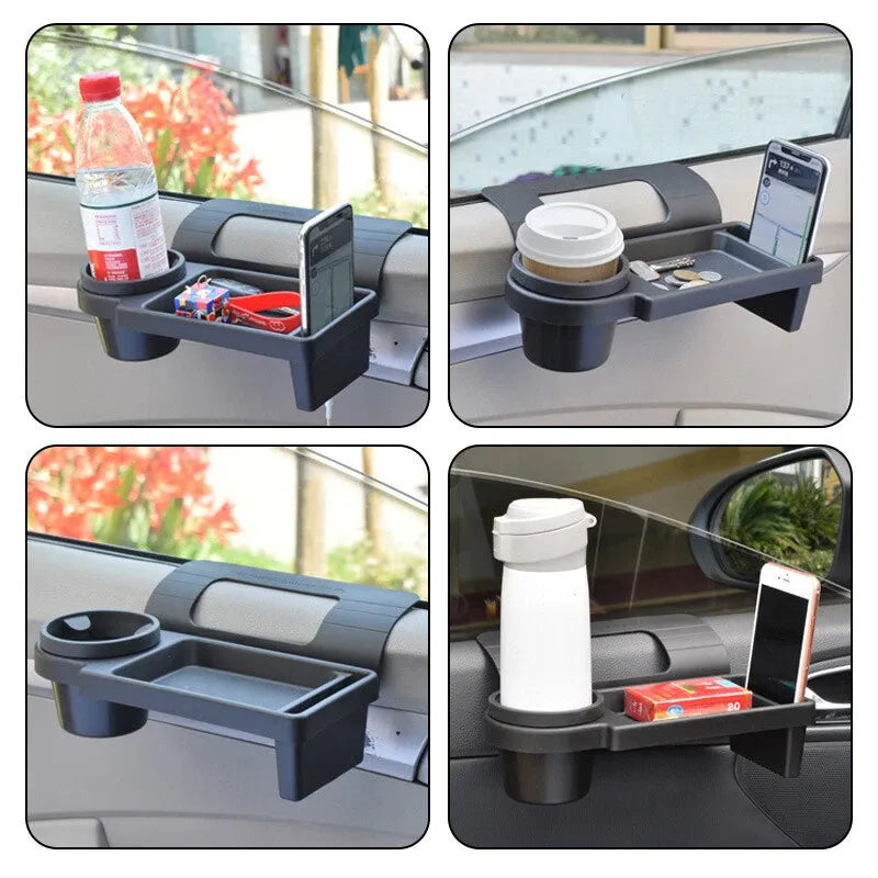 Porte-gobelet boisson, avec Support de téléphone, Étagère de rangement - حامل أكواب للمشروبات مع حامل للهاتف