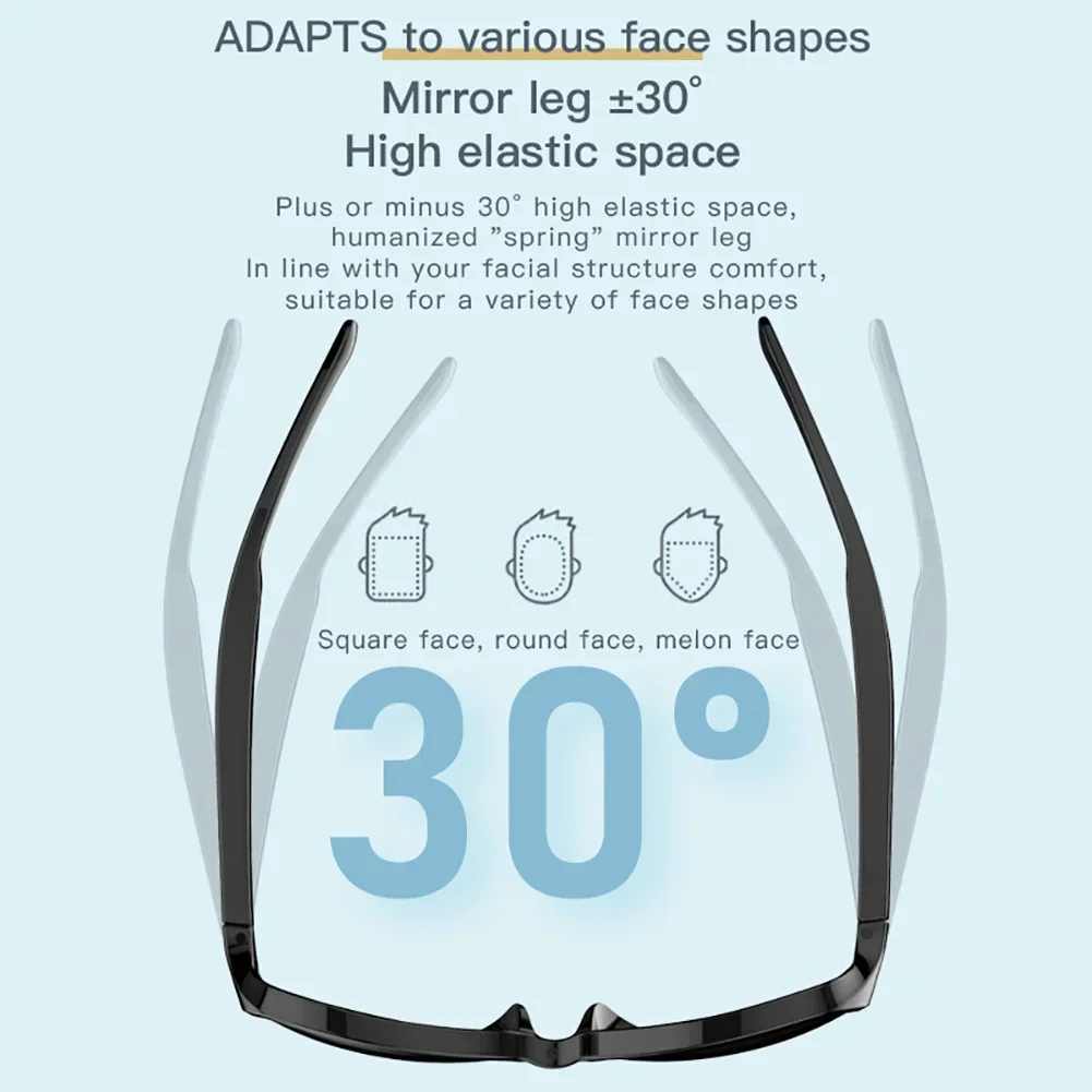 Lunettes de soleil intelligentes ecouteurs sans fil Bluetooth, appels mains libres - نظارات شمسية ذكيةو سماعات رأس لاسلكية بتقنية البلوتوث