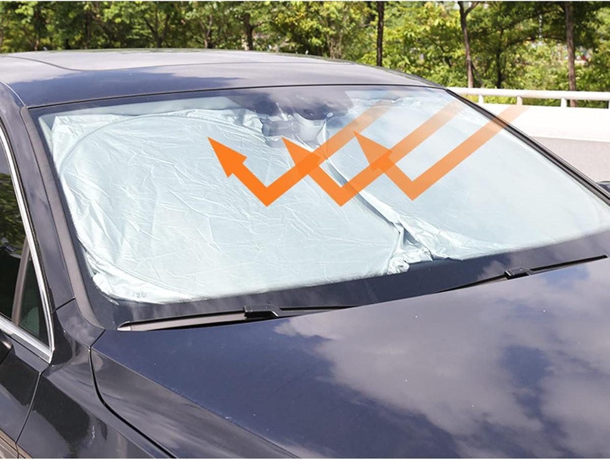 Pare-soleil de pare-brise avant et arrière de voiture protection solaire et UV - مظلة شمسية للسيارة