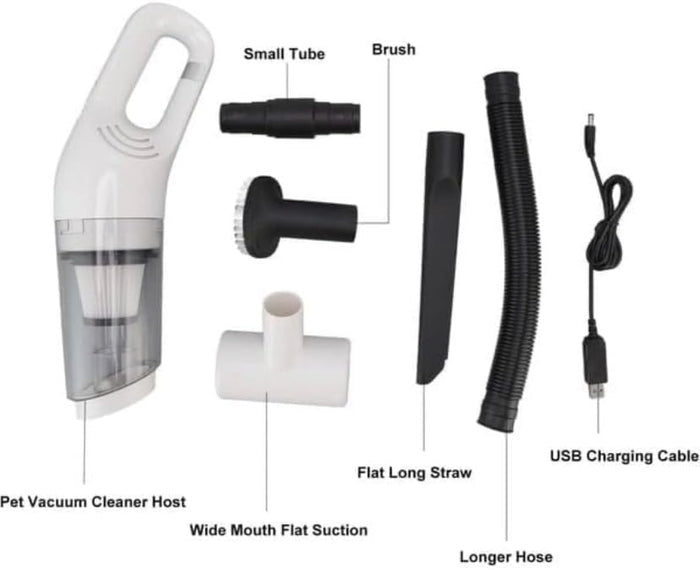 Aspirateur Portable Multifonction 6en1 JB-168 batterie 1800 mAh Filtre HEPA - مكنسة كهربائية محمولة