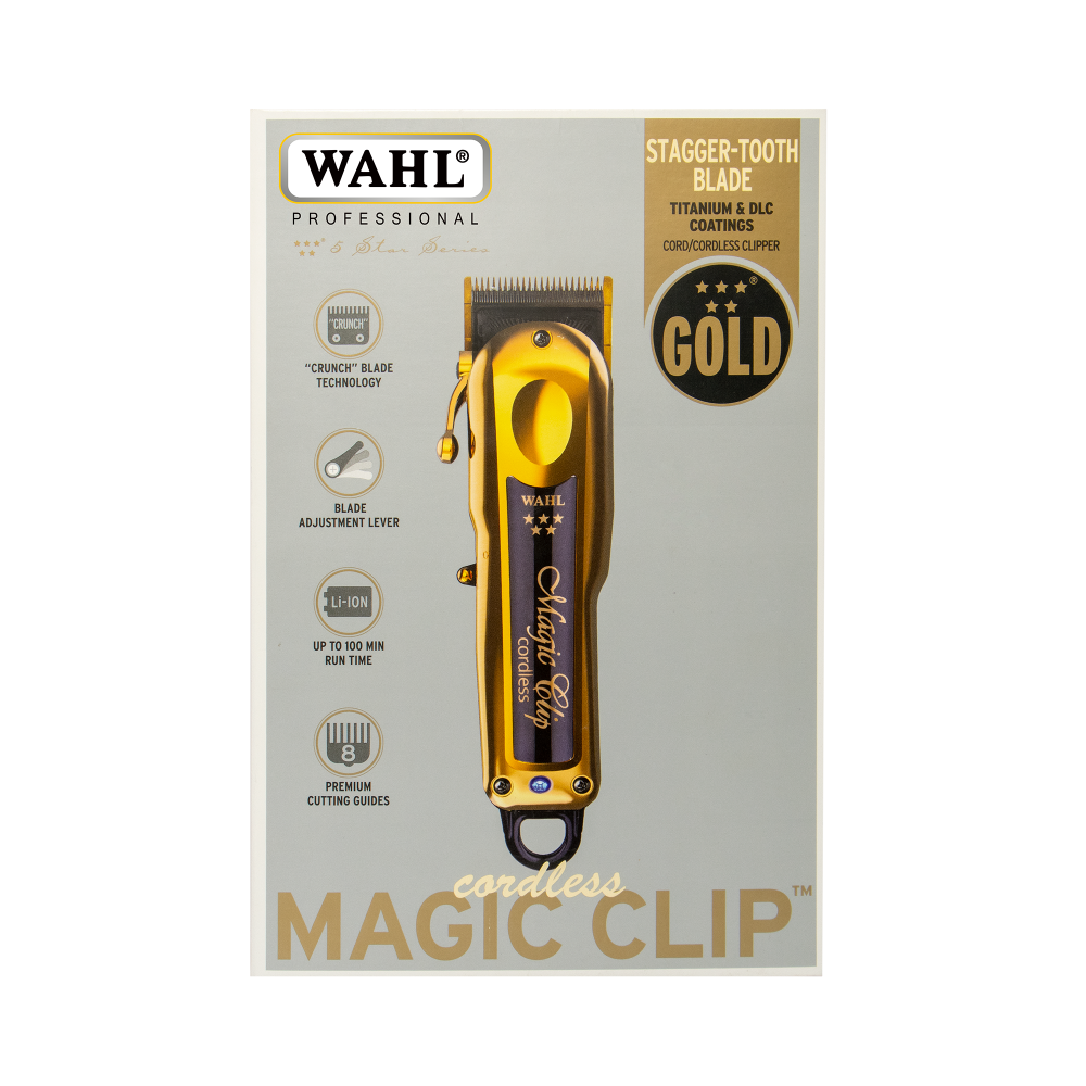 Tondeuse Wahl Magic Clip Gold Cordless Clipper - ماكينة حلاقة الشعر اللاسلكية