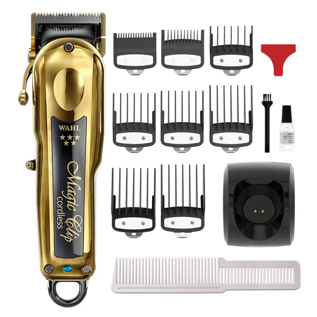 Tondeuse Wahl Magic Clip Gold Cordless Clipper - ماكينة حلاقة الشعر اللاسلكية
