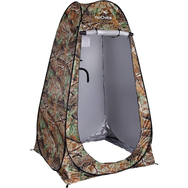 Tente de change pliable protection UPF 50+ et imperméable, 120 x 120 x 190 cm, camouflage - خيمة تغيير الملابس قابلة للطي