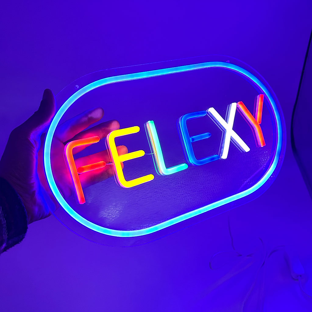 Panneau LED Neon Signe FELEXY - لوحة مضيئة لواجهة محل