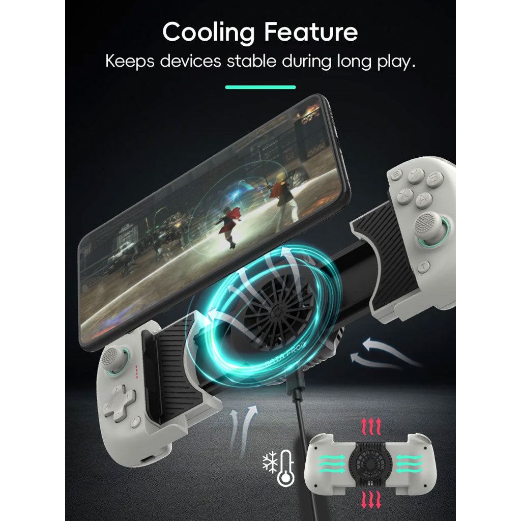 Manette pour smartphone DATA FROG X3 Bluetooth avec Ventilateur de Refroidissement - وحدة تحكم مع مبرد مدمج