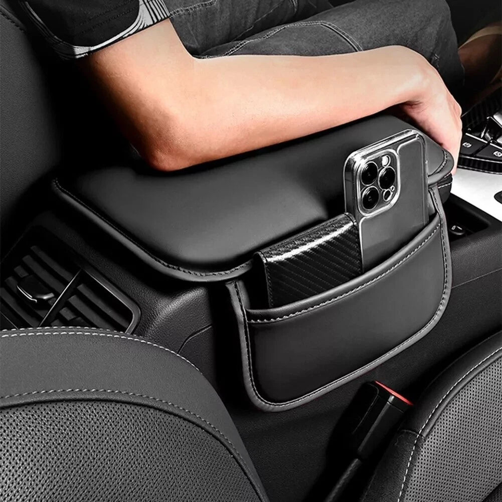 Coussin d'Accoudoir de Voiture avec Poches de Rangement - وسادة مسند ذراع السيارة المريحة مع جيوب تخزين
