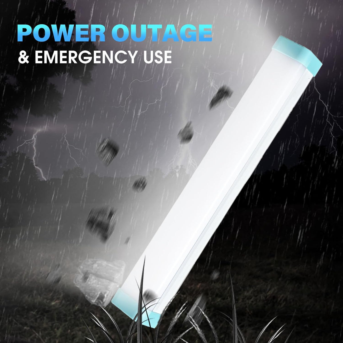 Lanterne de Camping 5-en-1 avec Power Bank MM 4000mAh - مصباح التخييم المغناطيسي متعدد المهام