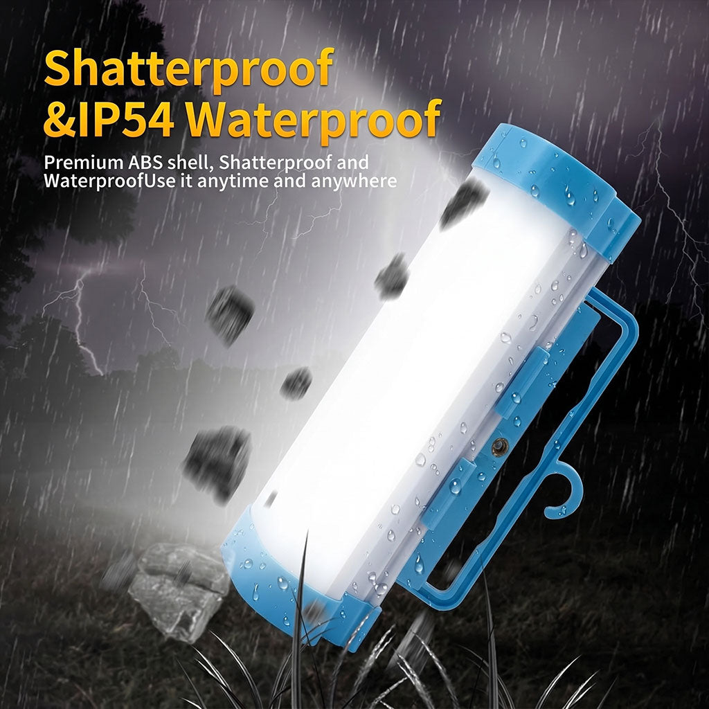 Lanterne de Camping 5-en-1 avec Power Bank PM 3000mAh - مصباح التخييم المغناطيسي متعدد المهام