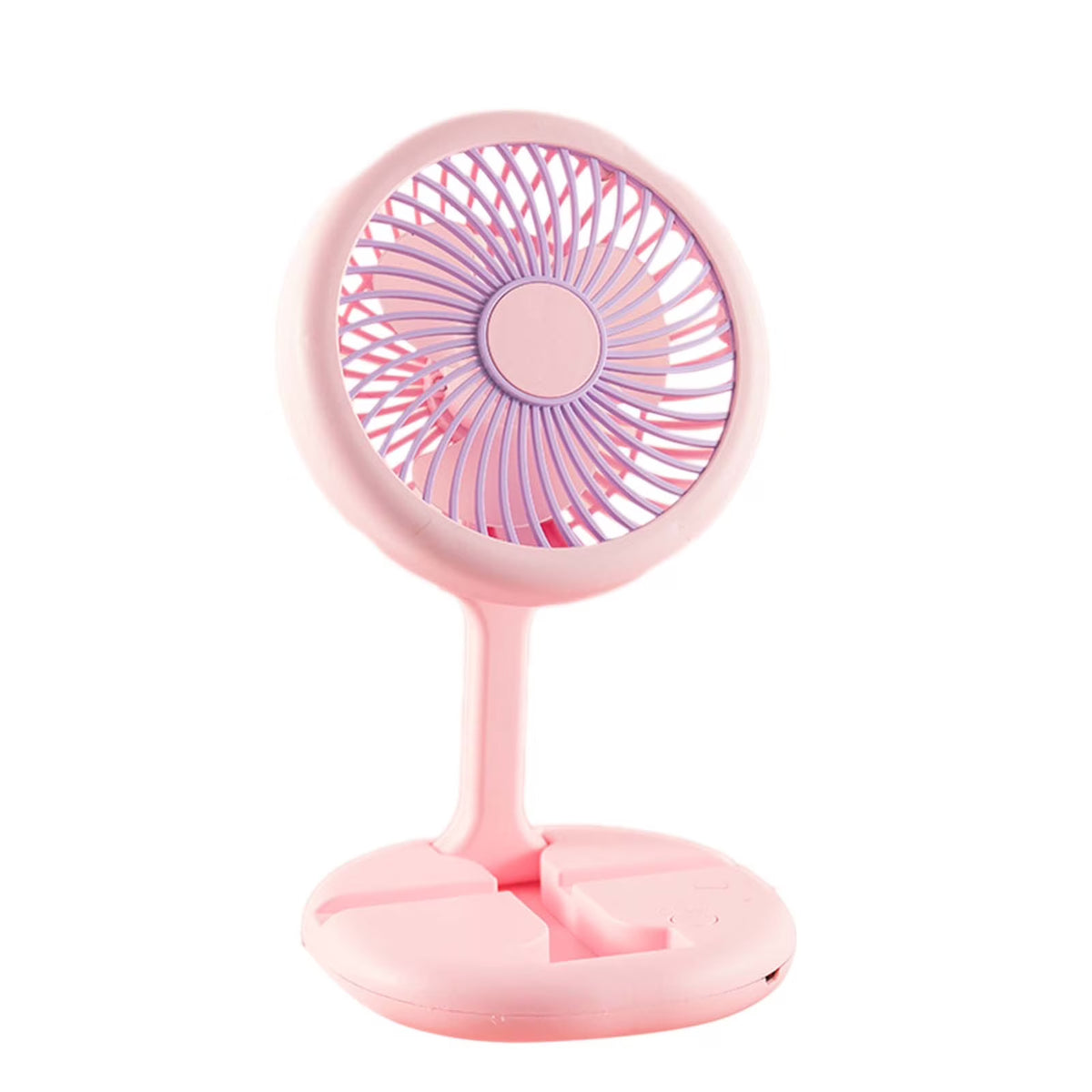 Ventilateur Pliable Rechargeable avec Support Téléphone - مروحة مكتب ويد قابلة للطي مع حامل هاتف