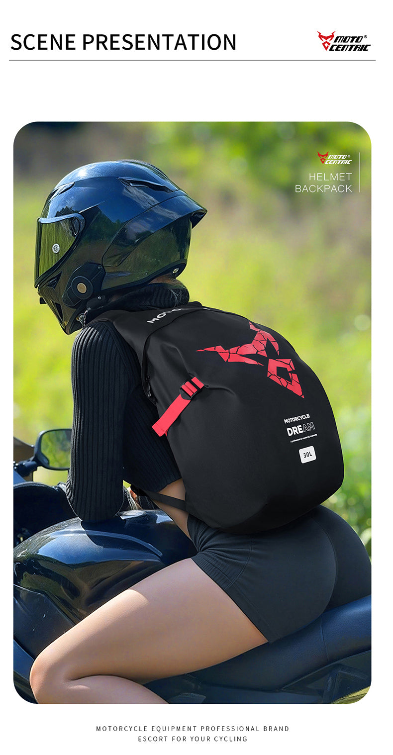 Sac à Dos MOTOCENTRIC pour Casque de Moto - حقيبة ظهر المخصصة لخوذة الدراجة النارية