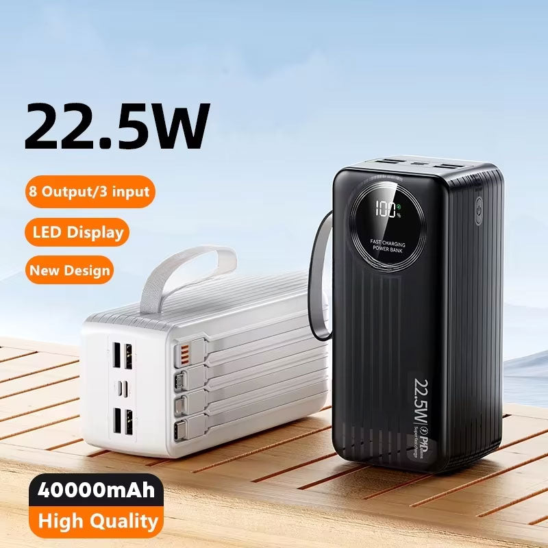 Power Bank Hoco J-005 Premium 40000mAh - باور بانك حجم كبير بسعة 40,000 مللي أمبير
