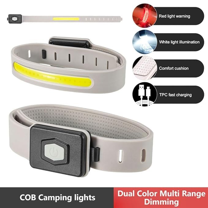 Brassard Lumineux LED Rechargeable pour Sport et Sécurité - سوار الإضاءة الرياضي الذكي للأمان