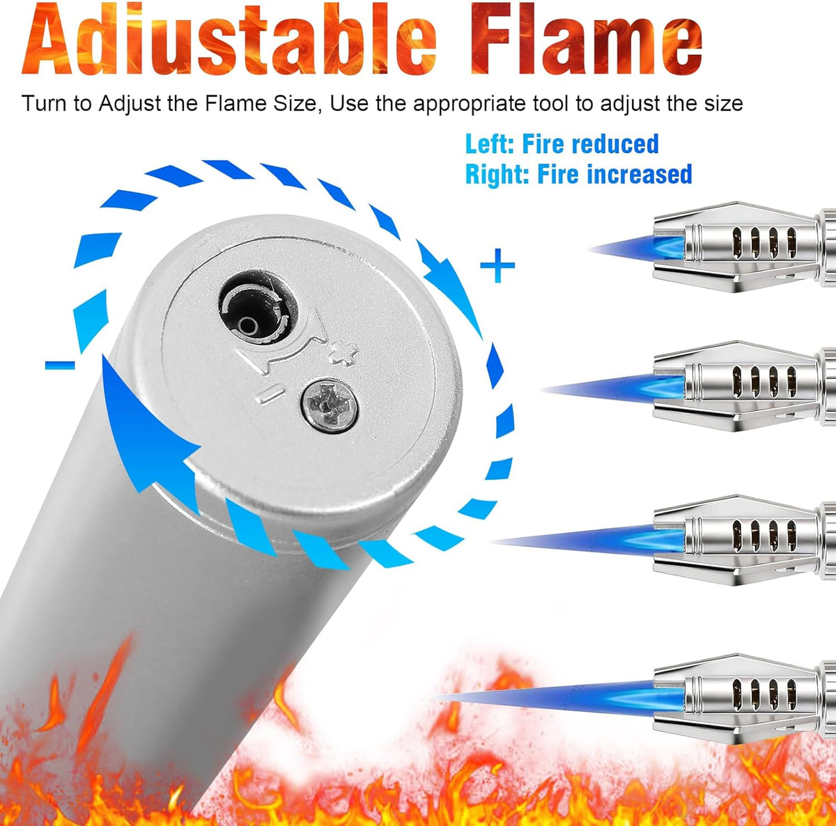 Mini Briquet Torche Professionnel à Jet Flamme - ولاعة مقاومة للرياح (1300 درجة)