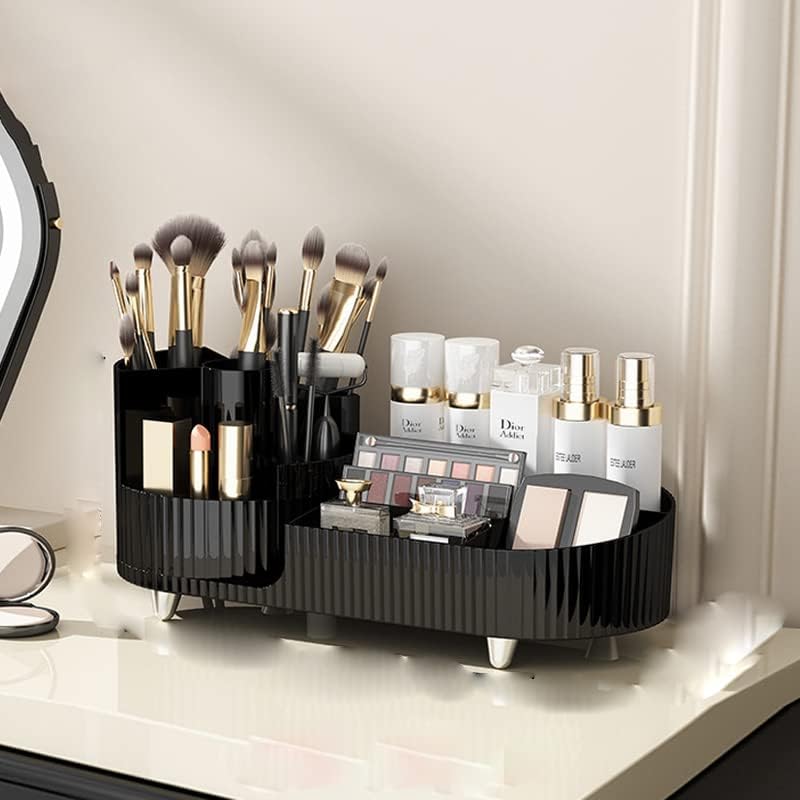Organisateur de Maquillage Rotatif à 360° Deux Zones - منظم المكياج والأدوات الدوار 360 درجة