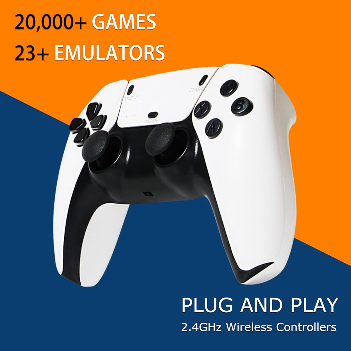 TV Box & Game Console M77 Ultra HD avec Deux Manettes et Télécommande - جهاز الترفيه والألعاب المتكامل