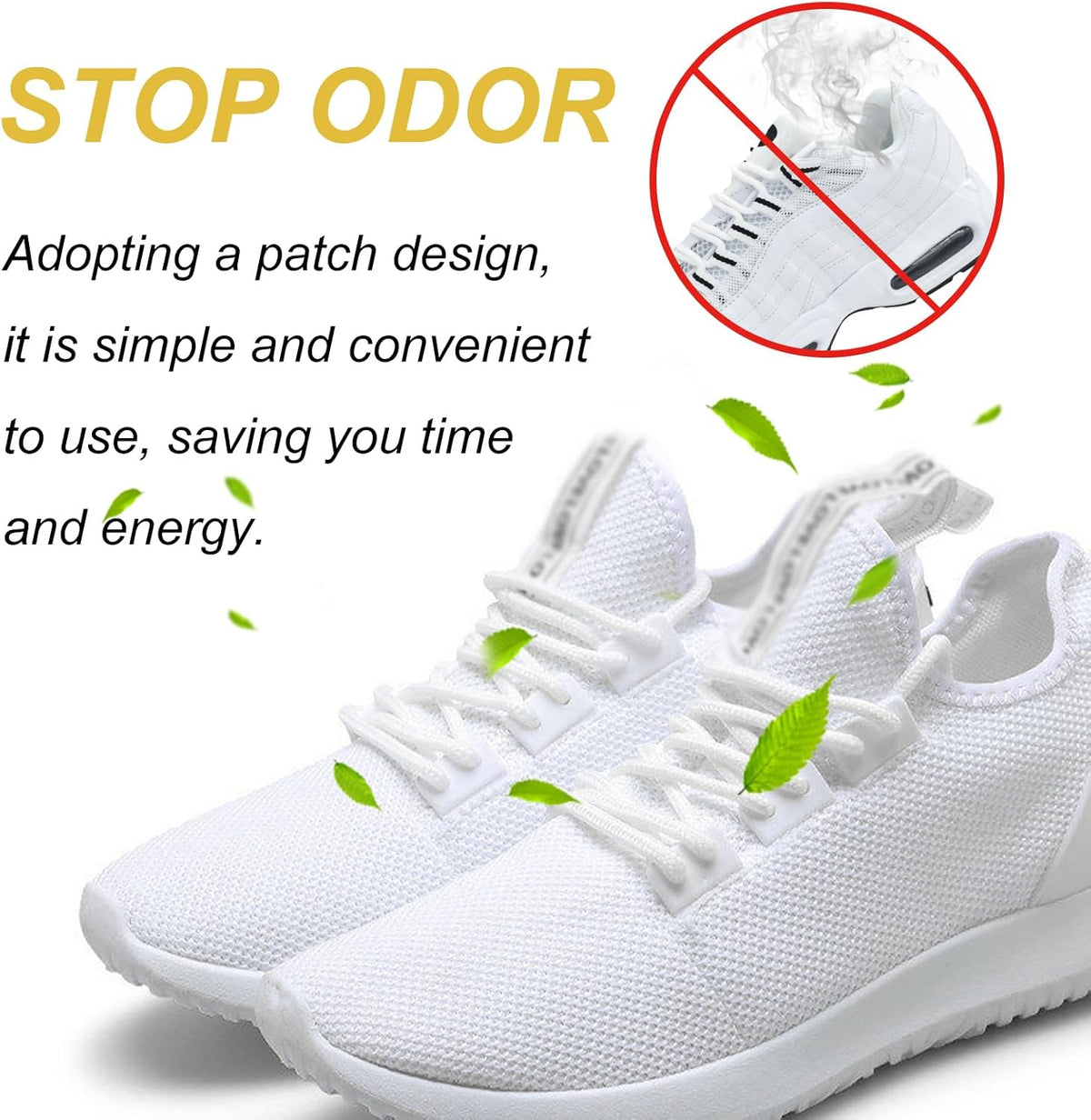 Patchs Déodorants et Anti-Humidité pour Chaussures 12Pcs - لاصقات العناية بالأحذية برائحة عطرة (طقم 12 قطعة)