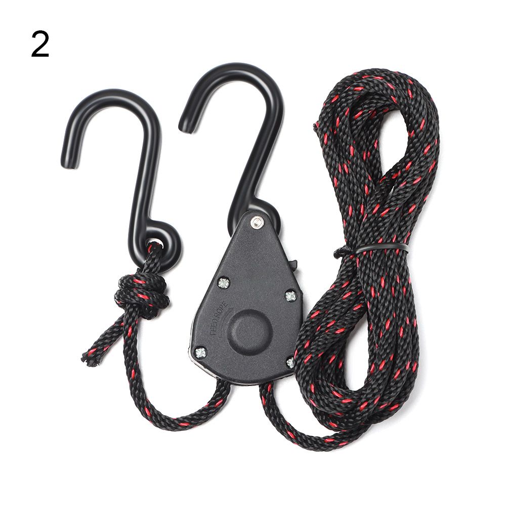 Corde à Cliquet à Poulie Robuste Multi-Usages - حبال بكرة الرافعة شديدة التحمل (قوة رفـع 220 كغ)