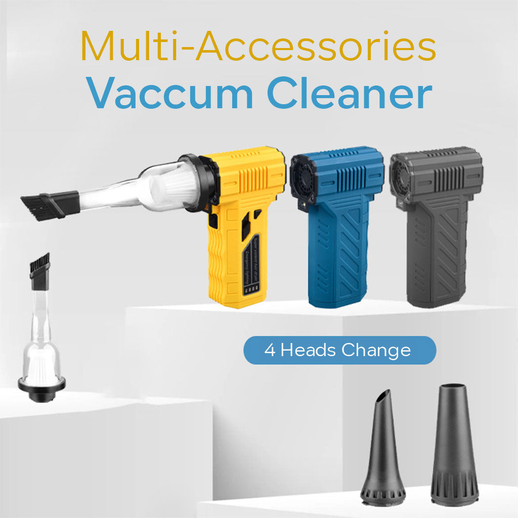 Souffleur Turbo et Aspirateur Portable F036-1 avec Accessoires - منفاخ ومكنسة الهواء التوربينية المحمولة (2 في 1)