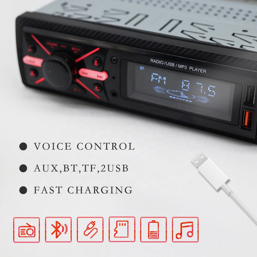 Autoradio MP3 Multimedia Player 1 DIN Bluetooth - جهاز راديو ومشغل وسائط السيارات مزود ببلوتوث