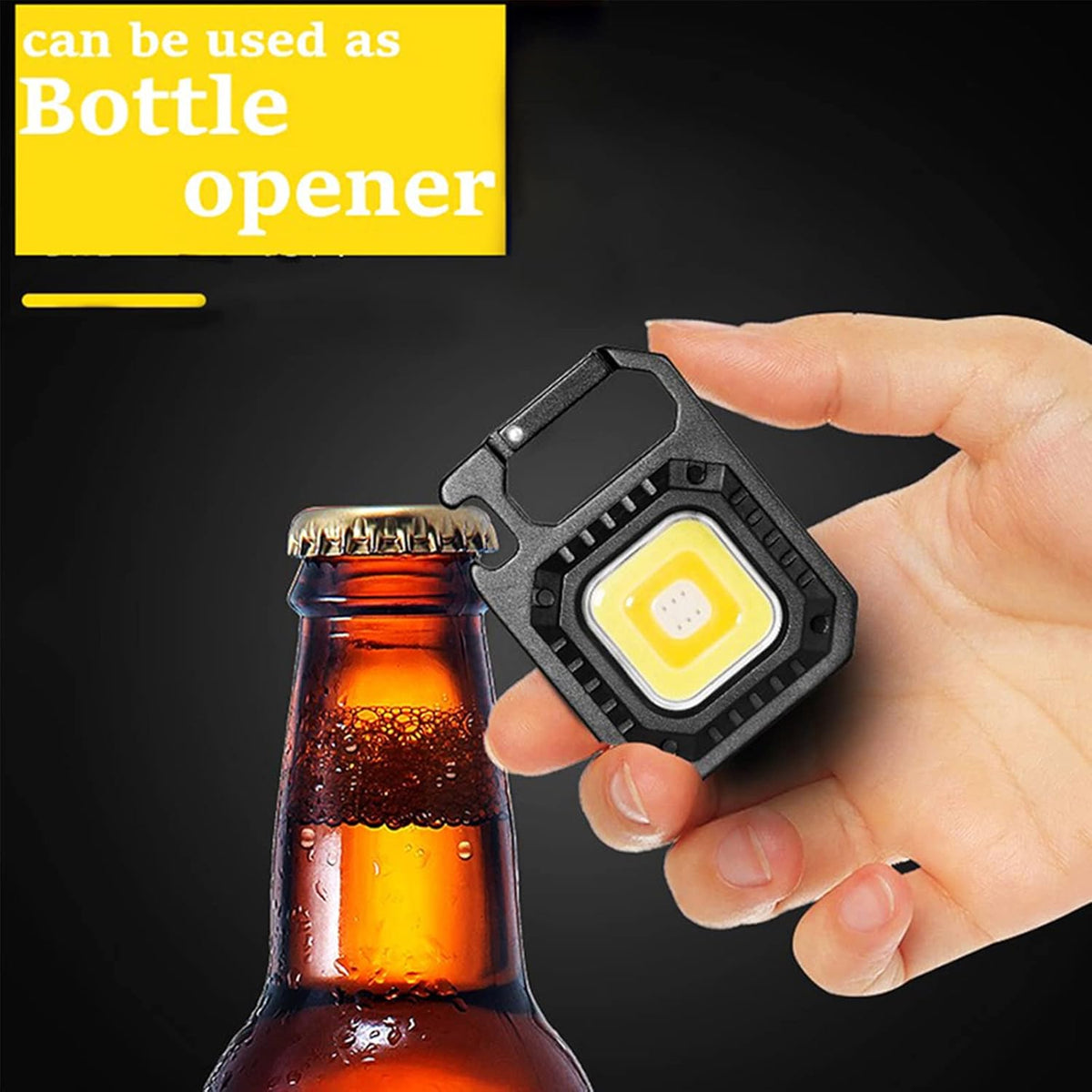 Mini Lampe de Poche COB LED Portable Rechargeable avec Trépied - مصباح متعدد الوظائف مع حامل