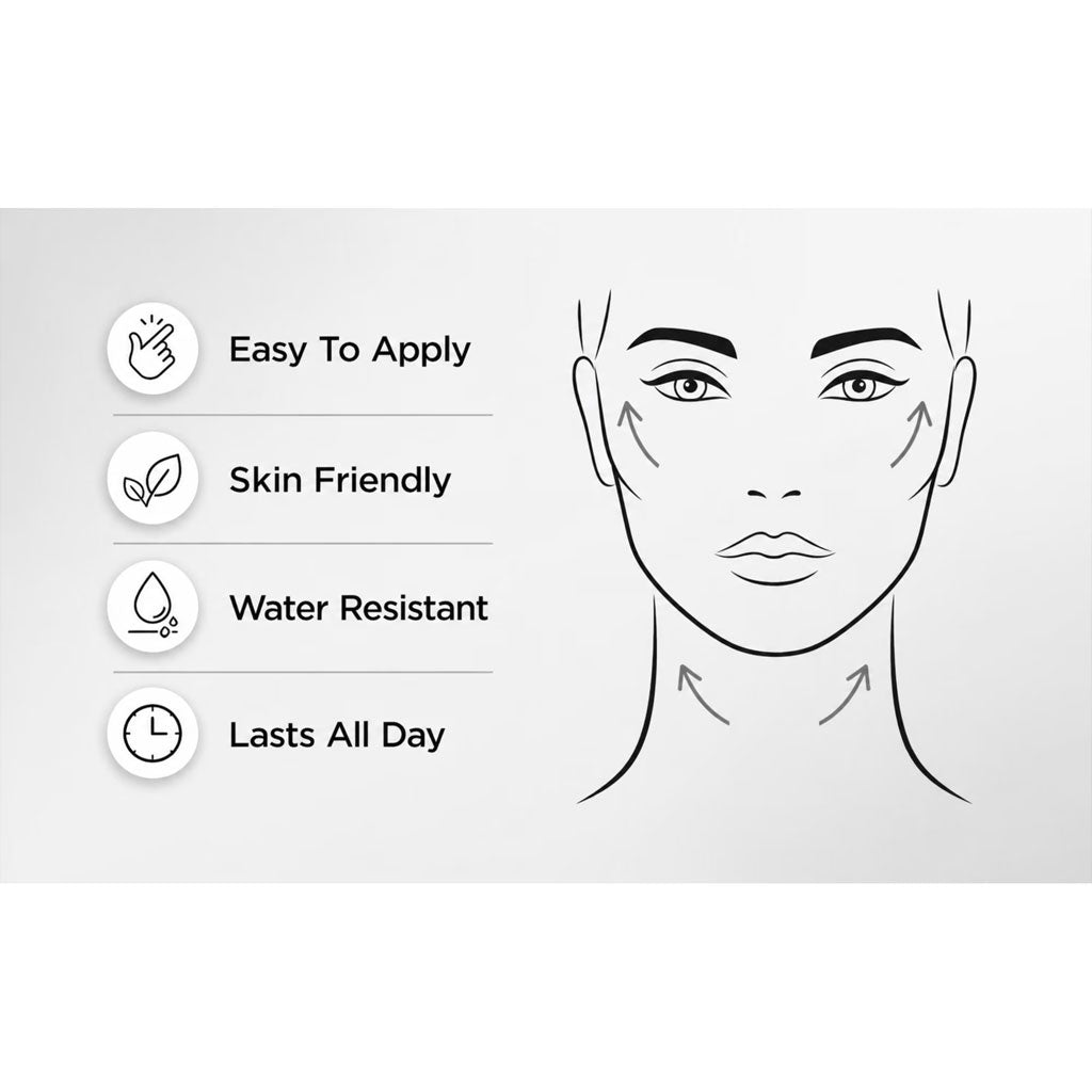 Bandes de Lifting Facial Invisibles pour un Visage en V Impéccable - أشرطة شد وإخفاء عيوب الوجه والرقبة الفورية