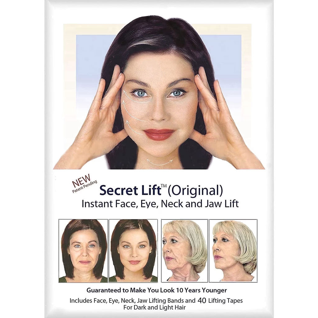 Bandes de Lifting Facial Invisibles pour un Visage en V Impéccable - أشرطة شد وإخفاء عيوب الوجه والرقبة الفورية