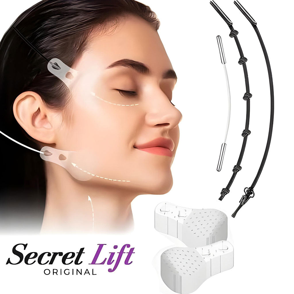 Bandes de Lifting Facial Invisibles pour un Visage en V Impéccable - أشرطة شد وإخفاء عيوب الوجه والرقبة الفورية
