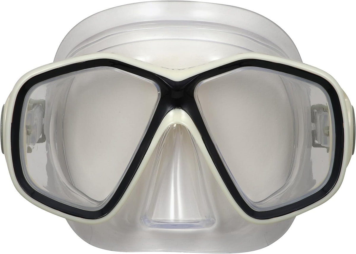 Kit de Snorkeling Masque Double Lentille Anti-Buée et Tuba avec Valve de Purge - طقم الغوص المتكامل بعدسات مضادة للضباب والكسر