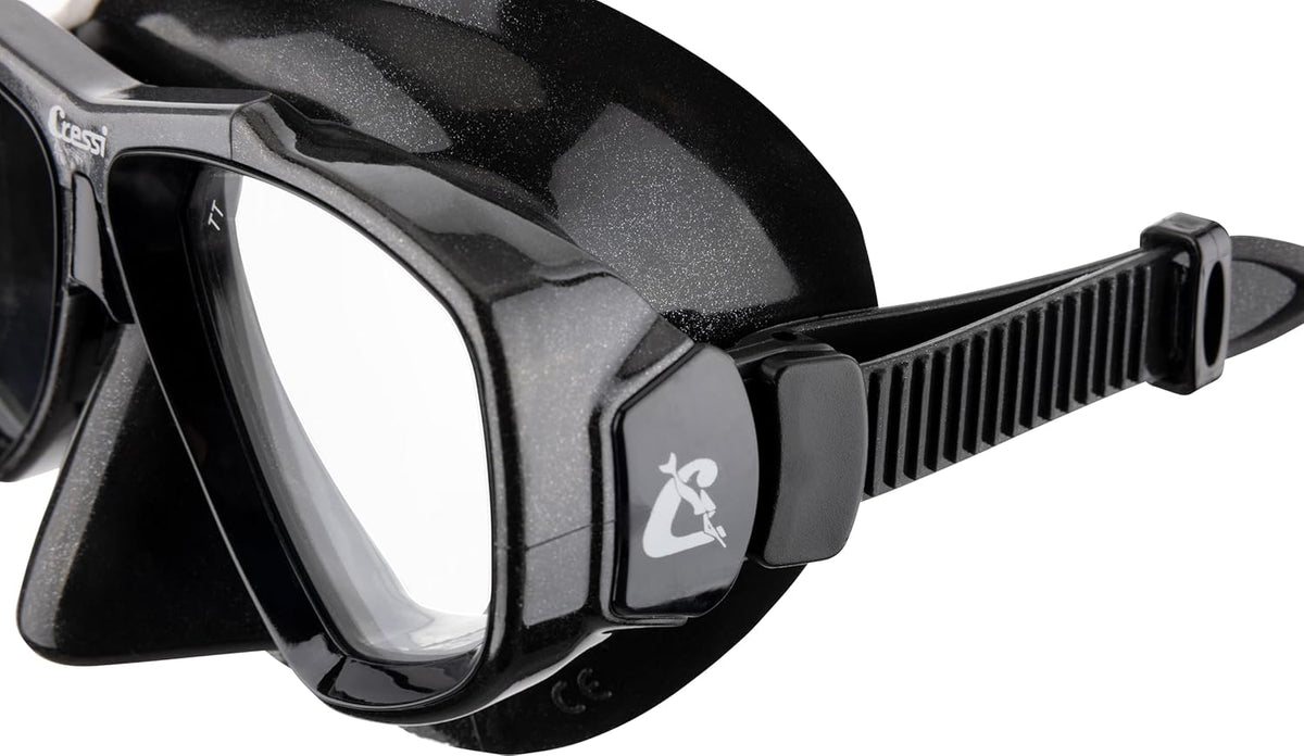 Kit de Snorkeling Masque en Verre Trempé Anti-Fuite et Tuba Flexible Grand Diamètre - طقم قناع الغوص أنبوب تنفس مرن