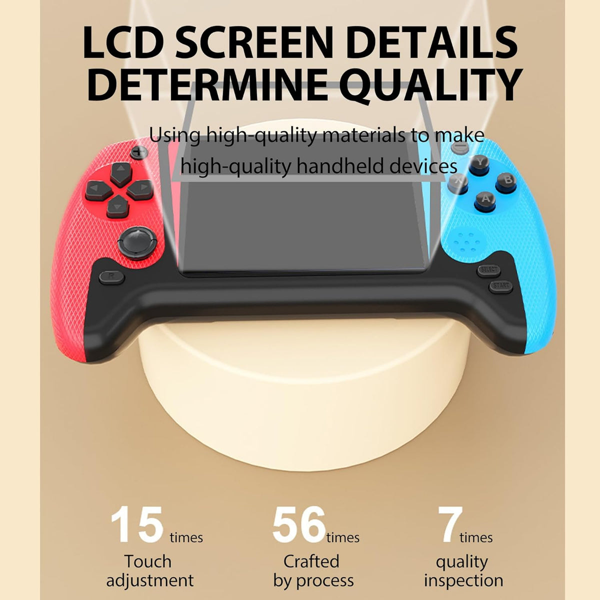 Console de Jeux Rétro Portable avec 500+ Jeux Classiques et Manette Supplémentaire - جهاز الألعاب المحمول ريترو بـ 500 لعبة كلاسيكية مع ذراع تحكم إضافي