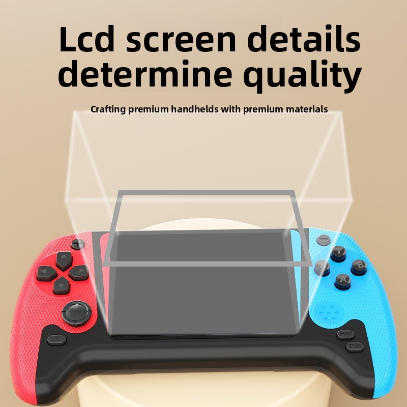 Console de Jeux Rétro Portable avec 500+ Jeux Classiques et Manette Supplémentaire - جهاز الألعاب المحمول ريترو بـ 500 لعبة كلاسيكية مع ذراع تحكم إضافي