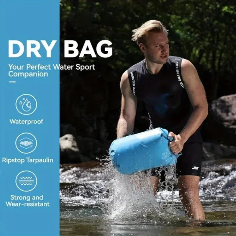 Sac Étanche Ocean Pack Dry Bag 15L Haute Résistance avec Double Bretelles - حقيبة مقاومة للماء بالكامل بسعة 15 لتر