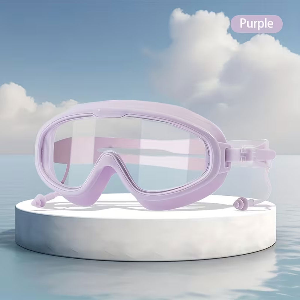 Lunettes de Natation Anti-Buée et Protection UV400 - نظارات سباحة احترافية مضادة للضباب والأشعة فوق البنفسجية برؤية 180درجة