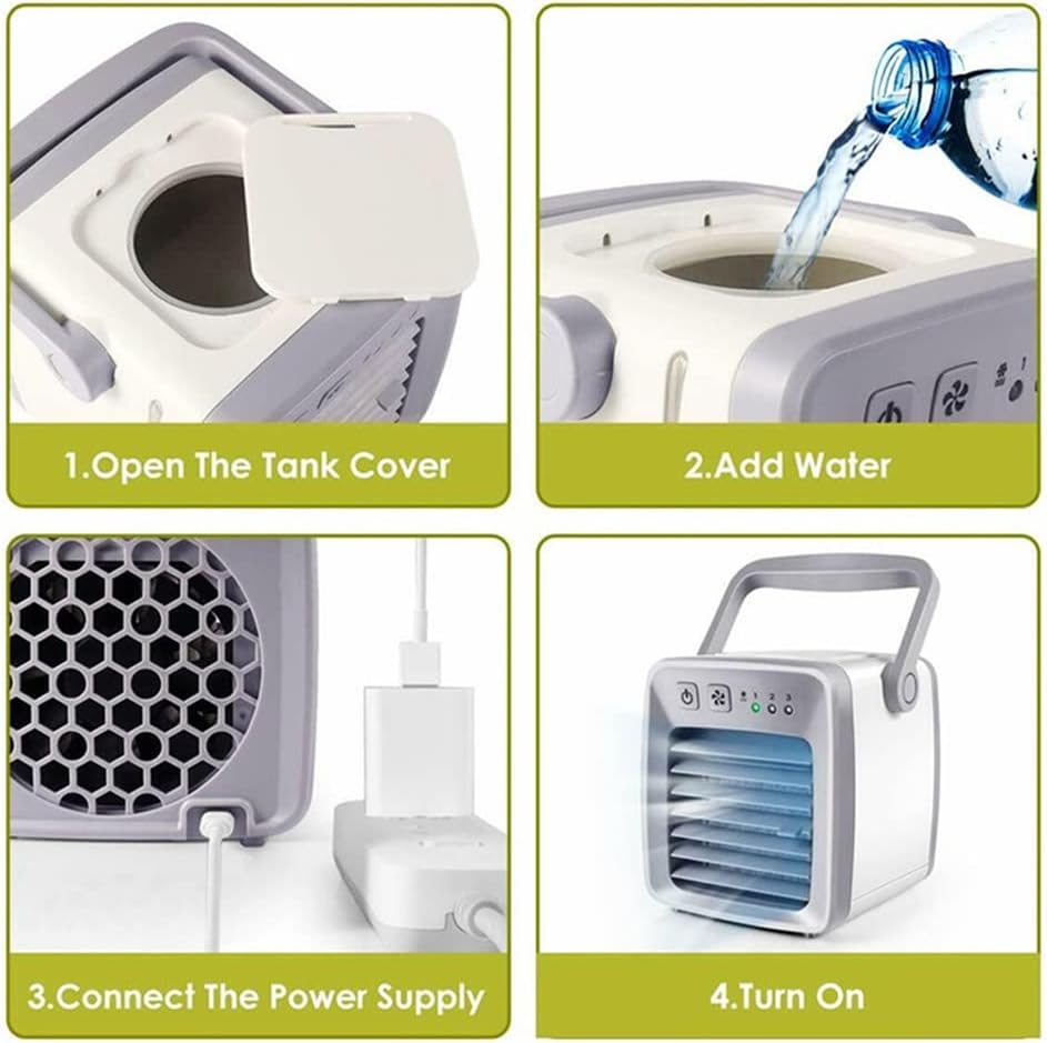 Climatiseur Portable Silencieux avec Minuterie Programmable et Filtre Lavable - مكيف الهواء المحمول الذكي والموفر للطاقة لغرف النوم والمكاتب