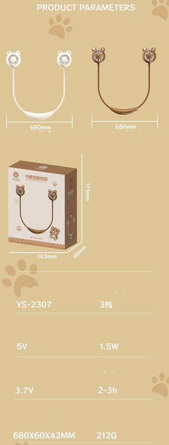 Mini Ventilateur de Bureau Orientable USB - Compact et Ultra-Silencieux - مروحة العنق المصغرة والمرنة للتبريد الصامت