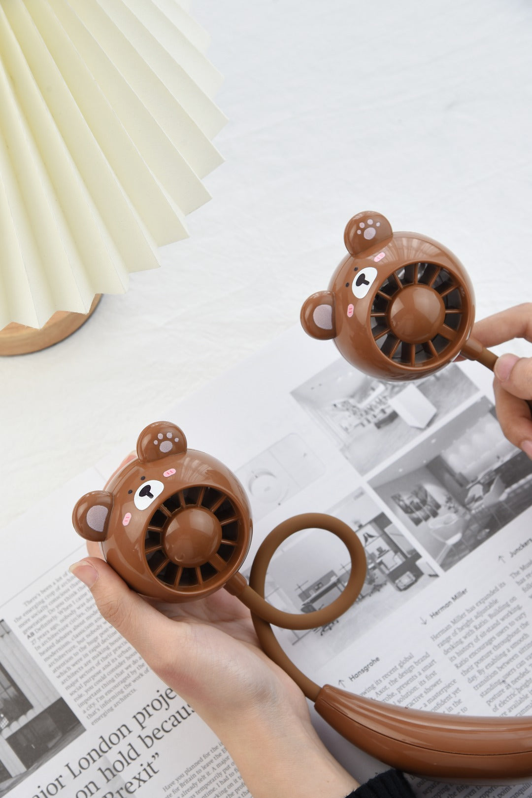 Mini Ventilateur de Bureau Orientable USB - Compact et Ultra-Silencieux - مروحة العنق المصغرة والمرنة للتبريد الصامت