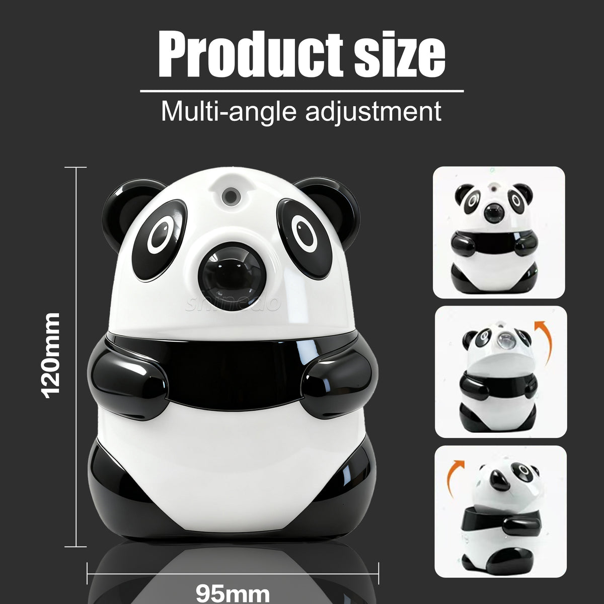 Projecteur de Galaxie et Veilleuse Panda Intelligente Bluetooth avec 15 Effets Lumineux - جهاز بروجكتر المجرات بشكل باندا مع مكبر صوت